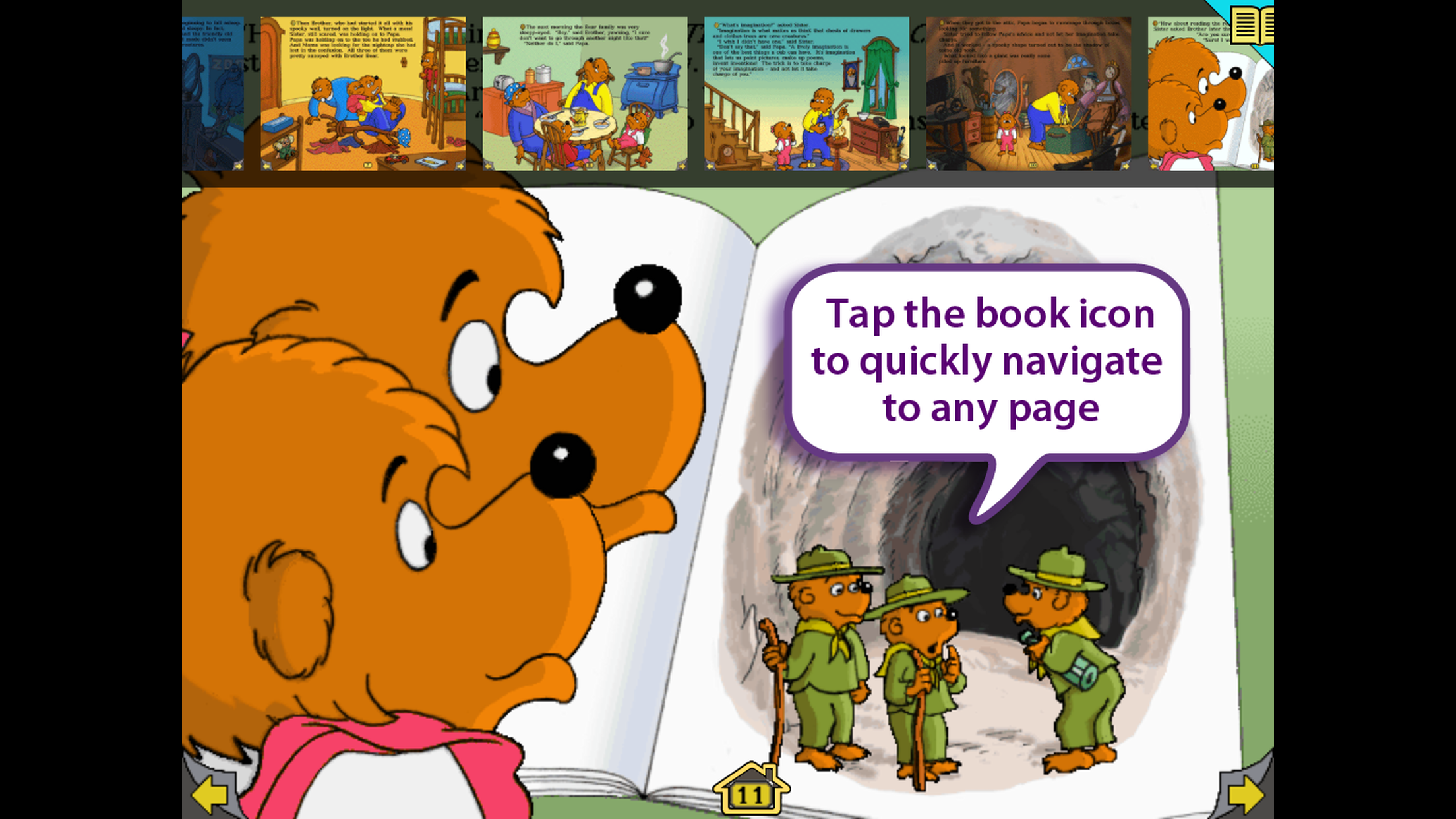 In The Dark, Berenstain Bears screenshot 3