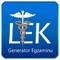 The mobile application LEK Egzamin Pro includes over 3000 test questions from the Polish Final Medical Exams (Lekarskie Egzaminy Końcowe) from the years 2008-2015 as well as a number of original questions