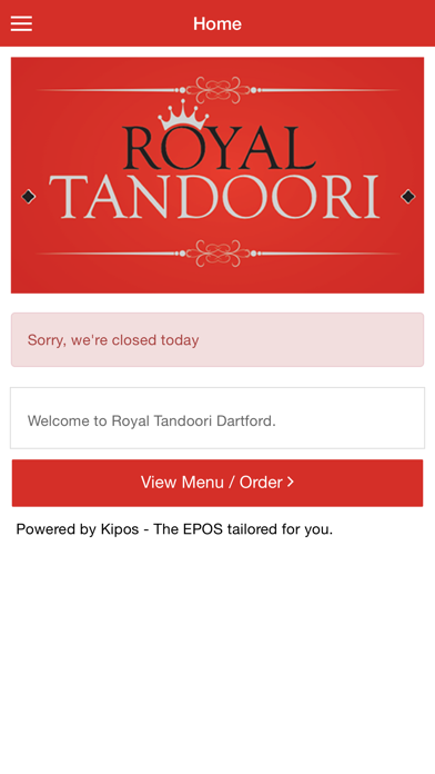 Screenshot #1 pour Royal Tandoori Dartford