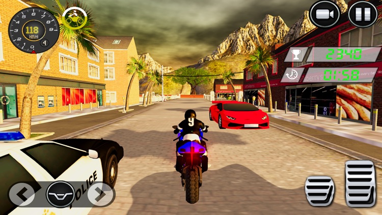 Dirt Bike Stunt Race-r Game 3D screenshot-4