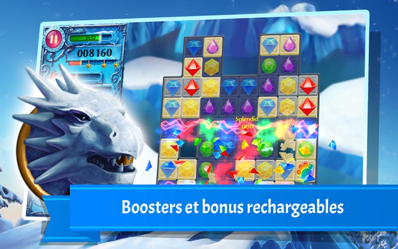 Screenshot #3 pour Snow Jewels Puzzle