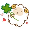 SheepMoji Fluffy Sheep Sticker