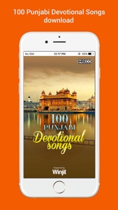 100 Punjabi Devotional Songs screenshot #1 for iPhone