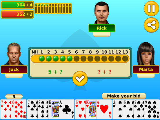 Screenshot #4 pour Spades - Play online & offline