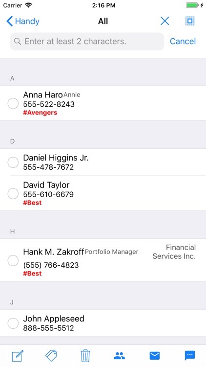 Handy Contact screenshot-3