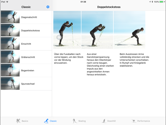 Skilanglauf – Technik iPad app afbeelding 2