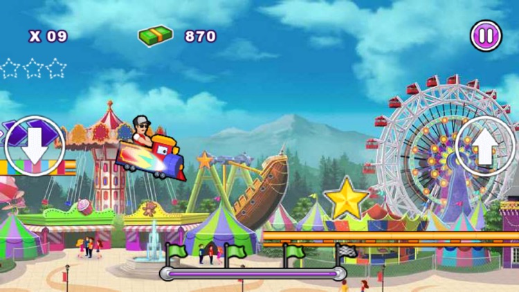 过山车也疯狂 - 不要网的小游戏