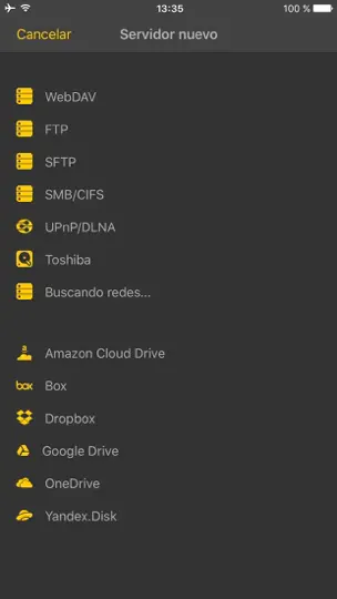 Captura de pantalla de NPlayer Lite en iPhone 3