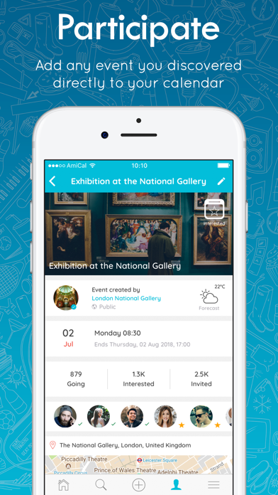 AmiCal - Social Calendar screenshot 3