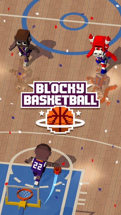 Blocky Basketball FreeStyle screenshot-0