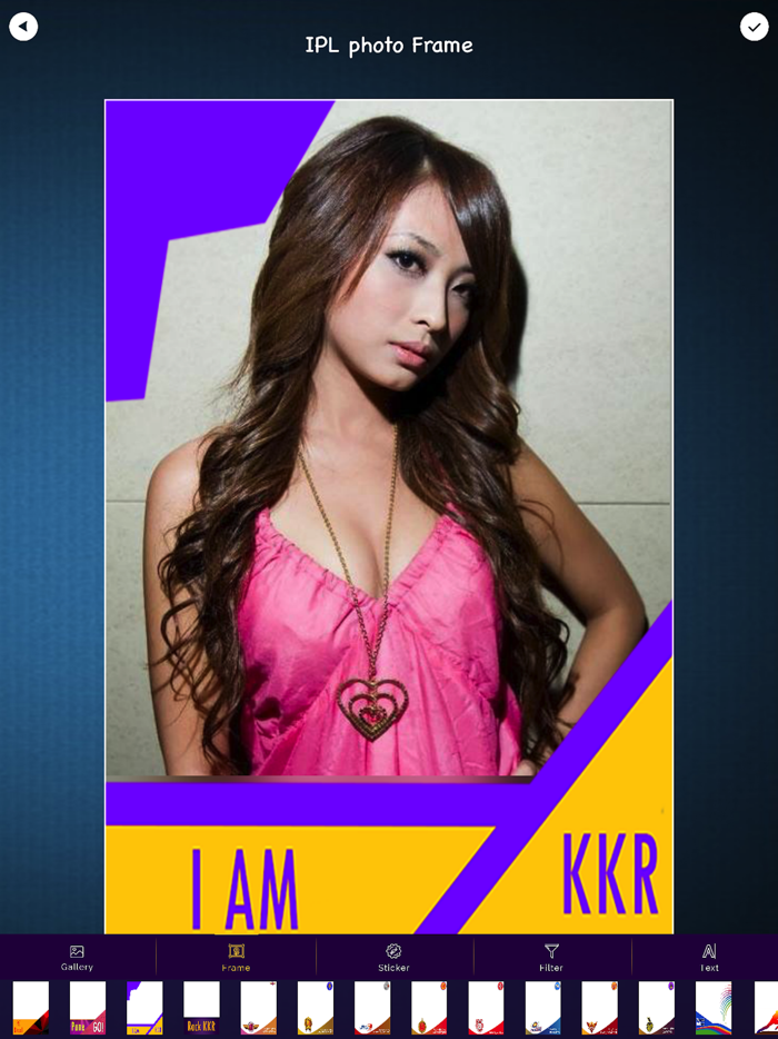 IPL Photo Frame 2018