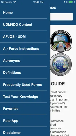 Game screenshot USAF EOS UDM/IDO Pocket Guide hack
