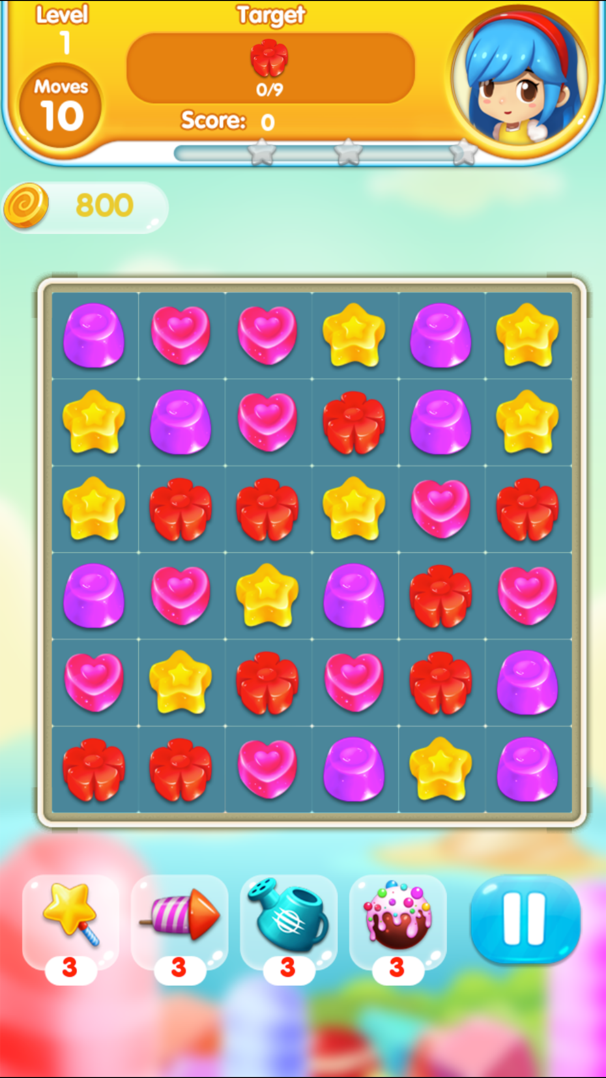 Candy World - New Match 3 Puzzle Game
