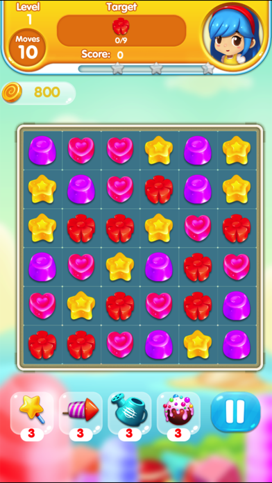 Screenshot #3 pour Candy World - New Match 3 Puzzle Game