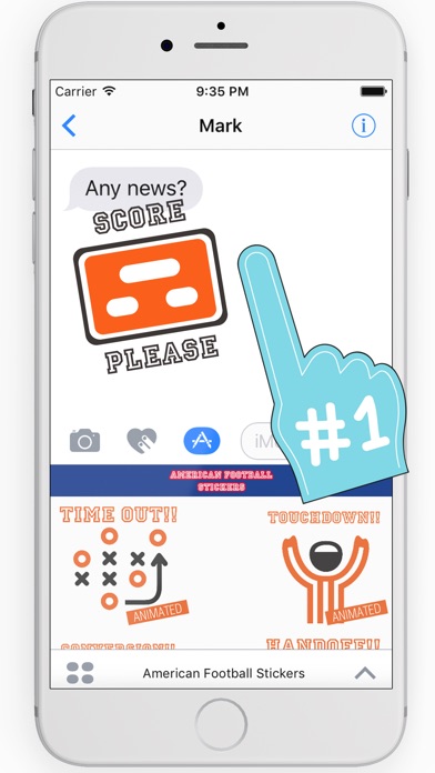 American Football Stickers Pack screenshot 2