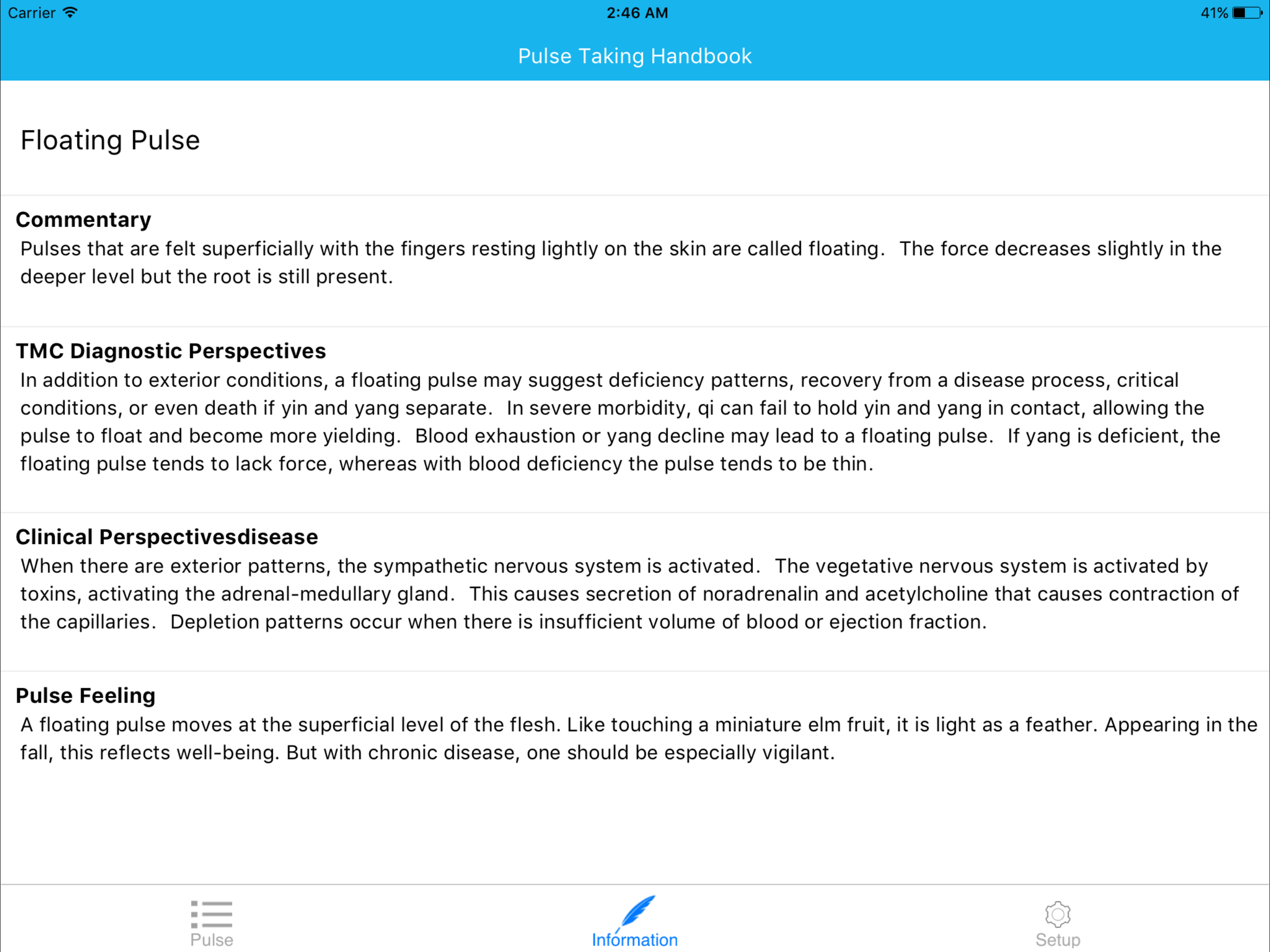 Pulse Taking Handbook screenshot 8