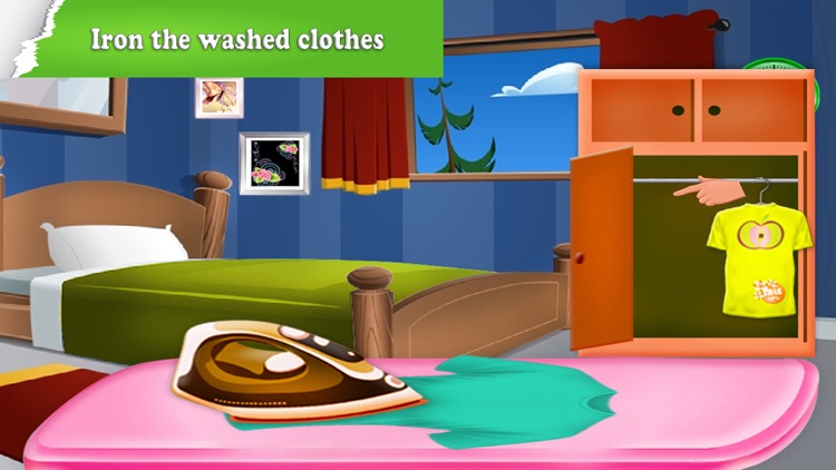 Home Washing Laundry Game screenshot-3