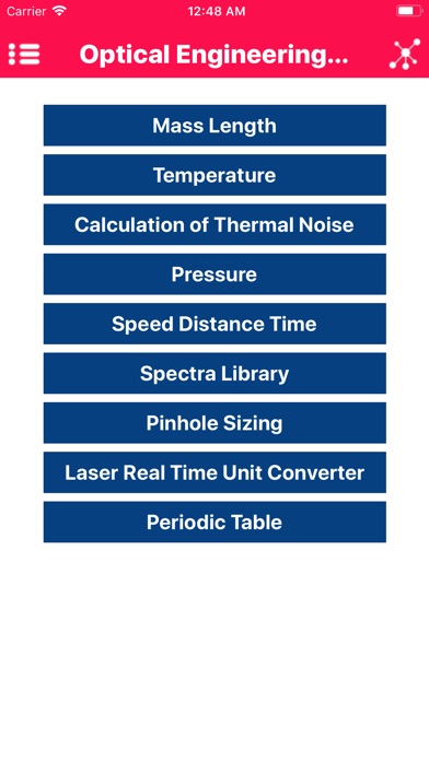 Optical Engineering Calculator screenshot 2