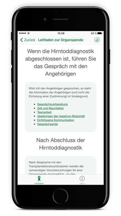 Screenshot #3 pour Leitfaden zur Organspende