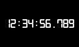 Millisecond Clock - Most Accurate Clock for TV app icon