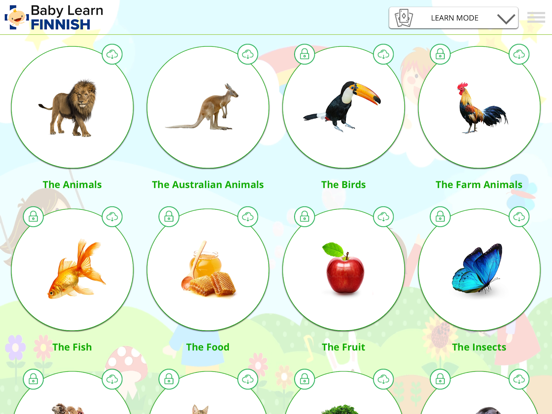 Baby Learn - FINNISH iPad screenshot