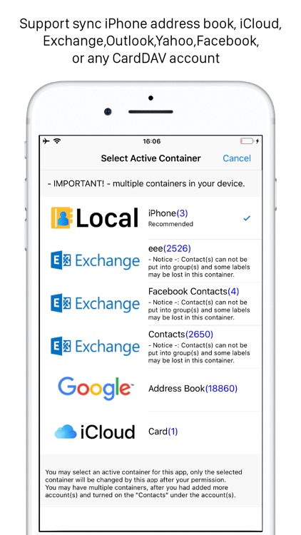 Sync Contacts for Google Gmail