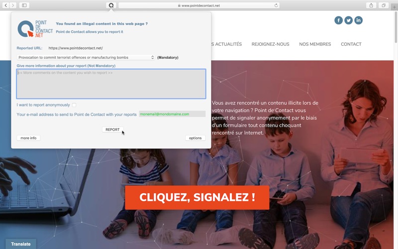 Point De Contact Screenshot 1 - AppWisp.com