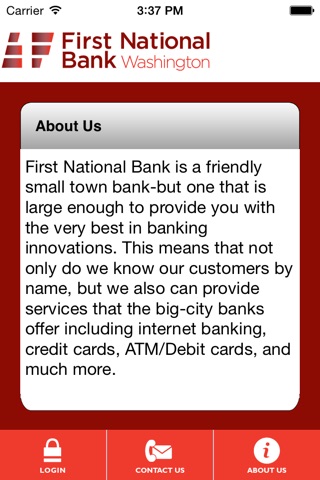 FNB Washington MB screenshot 3