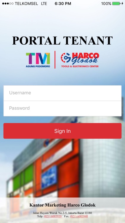 Tenant Portal Harco Glodok