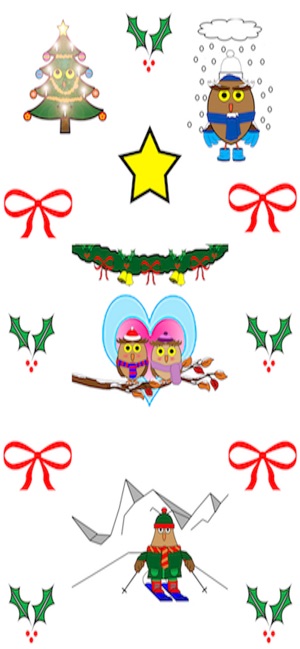 Owls Stickers Christmas(圖2)-速報App