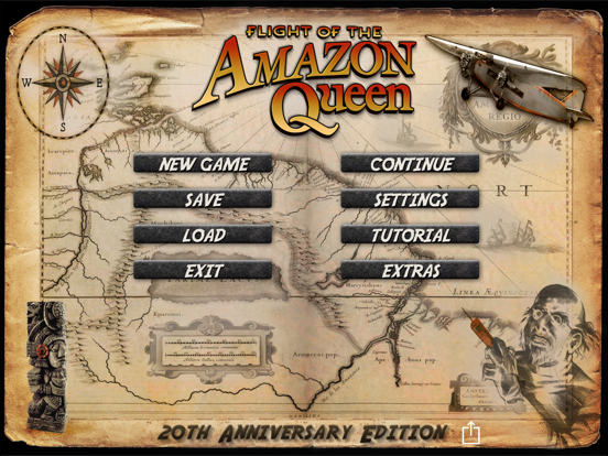 Flight of the Amazon Queen iPad app afbeelding 2