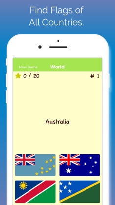 Flags Quiz, Find All Countries screenshot 1