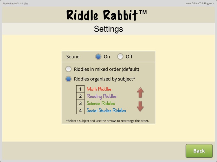 Riddle Rabbit™ K-1 (Lite) screenshot-4
