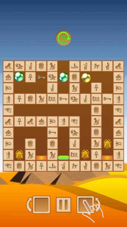 Rotate the maze: Gold of Egypt