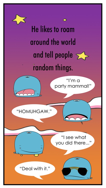Goch the Whale Stickers