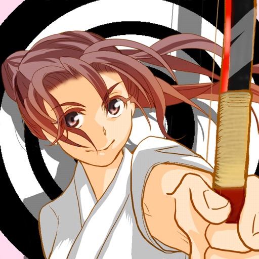 Three person Kyudo icon