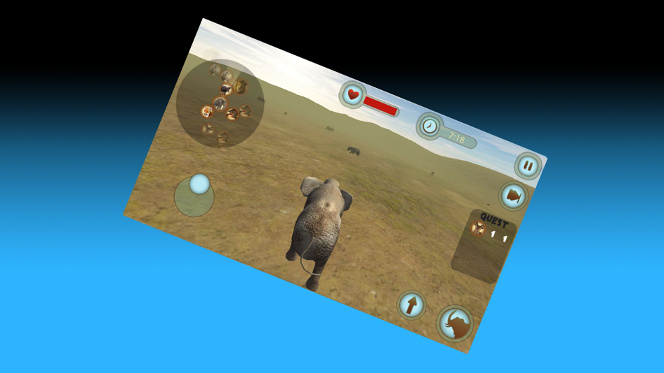 3D Elephant Attack - 2.0 - (iOS)