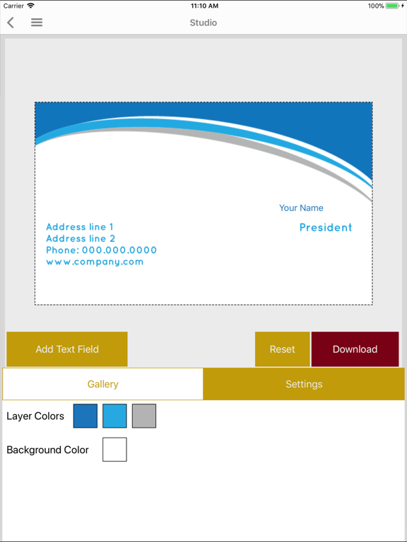 Screenshot #6 pour Easy Business Card Maker