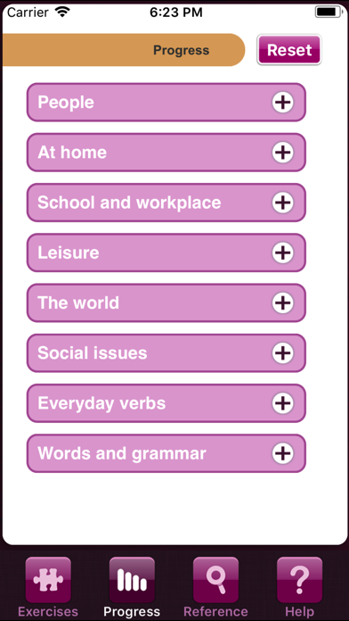 Vocabulary in Use Elementary Screenshot 3