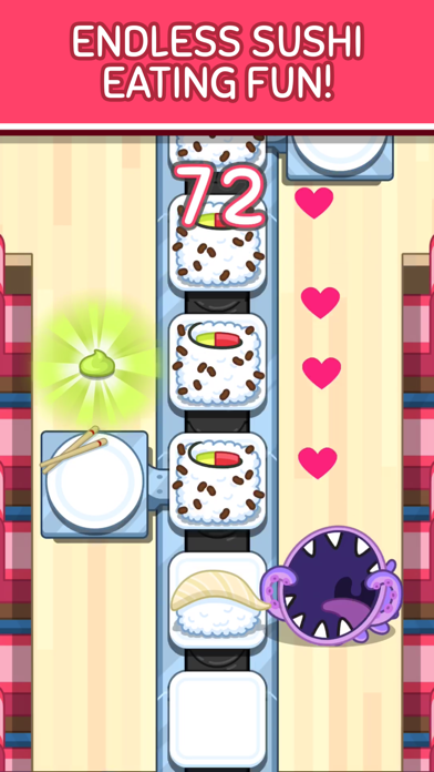 Nom Nom Sushi iPhone screenshot