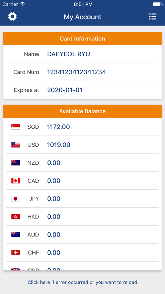 #2. GlobalMultiCard (iOS) 由: Daeyeol Ryu