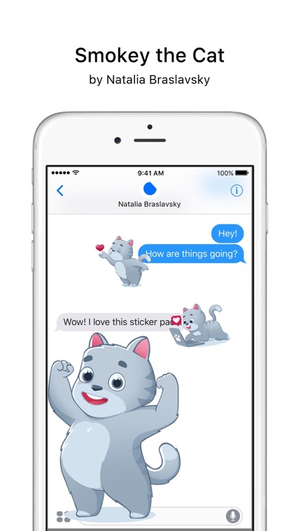 Smokey The Cat Stickers