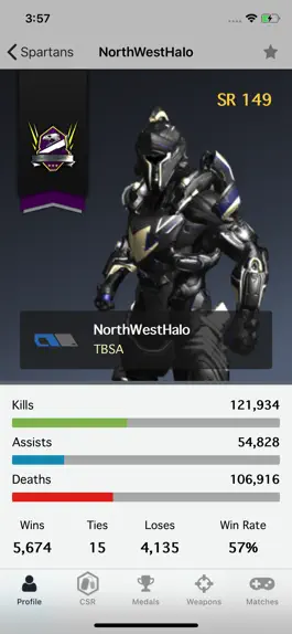 Game screenshot Arena Stats for Halo 5 apk