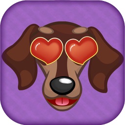 Dog Heart Eyes Sticker by CLOOZ DOORS for iOS & Android