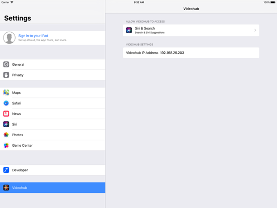 Screenshot #6 pour Blackmagic Videohub