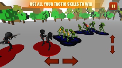 Sticky Man Zombie Fight Arena screenshot 4