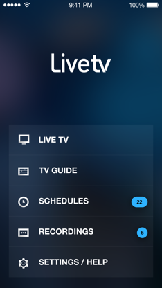 HUMAX Live TV screenshot 1