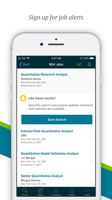 eFinancialCareers: Jobs & News screenshot 2