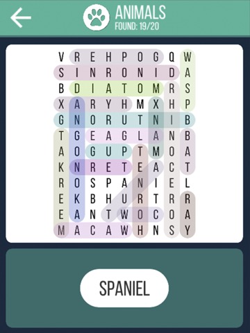 Word Search Puzzle Colorful - Find Hidden Wordsのおすすめ画像2