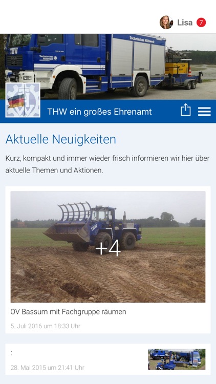 THW ein großes Ehrenamt